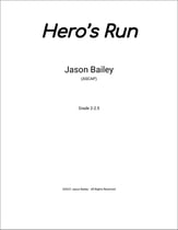 Hero's Run Concert Band sheet music cover